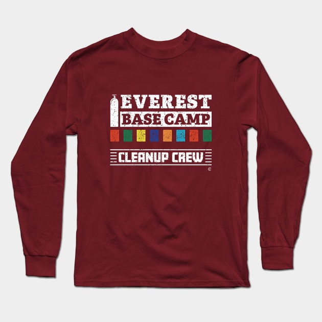 Everest Base Camp Cleanup Crew Long Sleeve T-Shirt by CuriousCurios